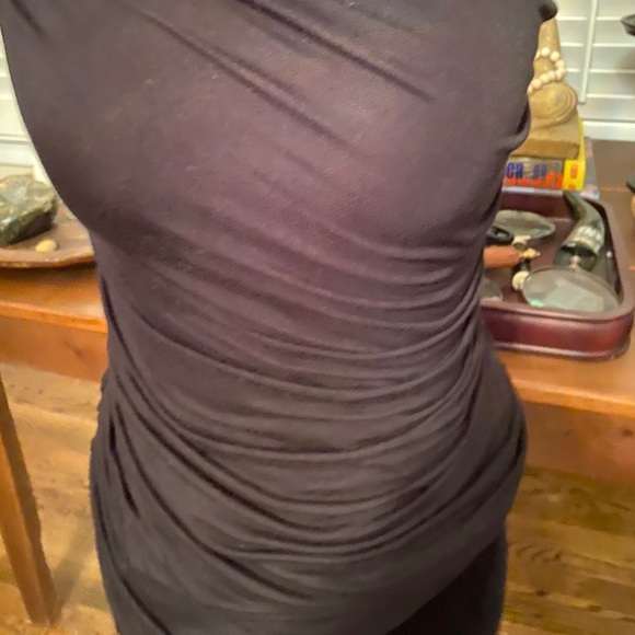 Bailey 44 Black Draped Top 🇺🇸 Small - Picture 6 of 16